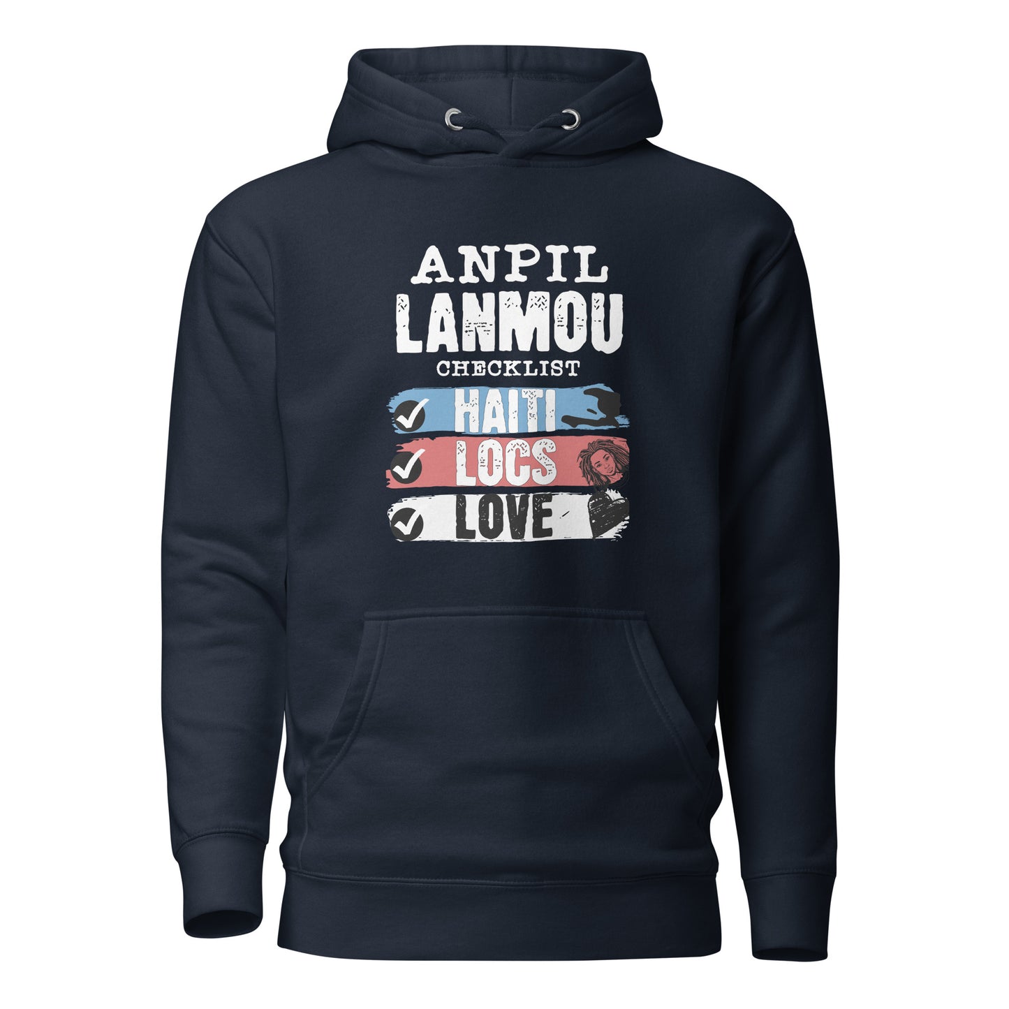 Anpil Lanmou Checklist _ Unisex Hoodie