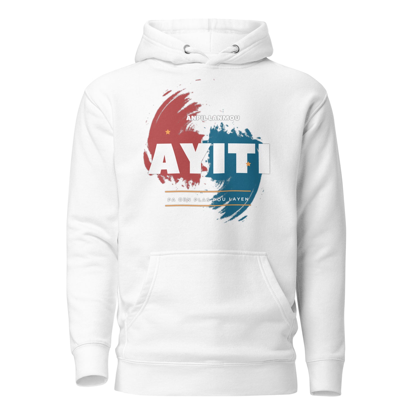 Ayiti Ble ak Wouj Anpil Lanmou_Unisex Hoodie