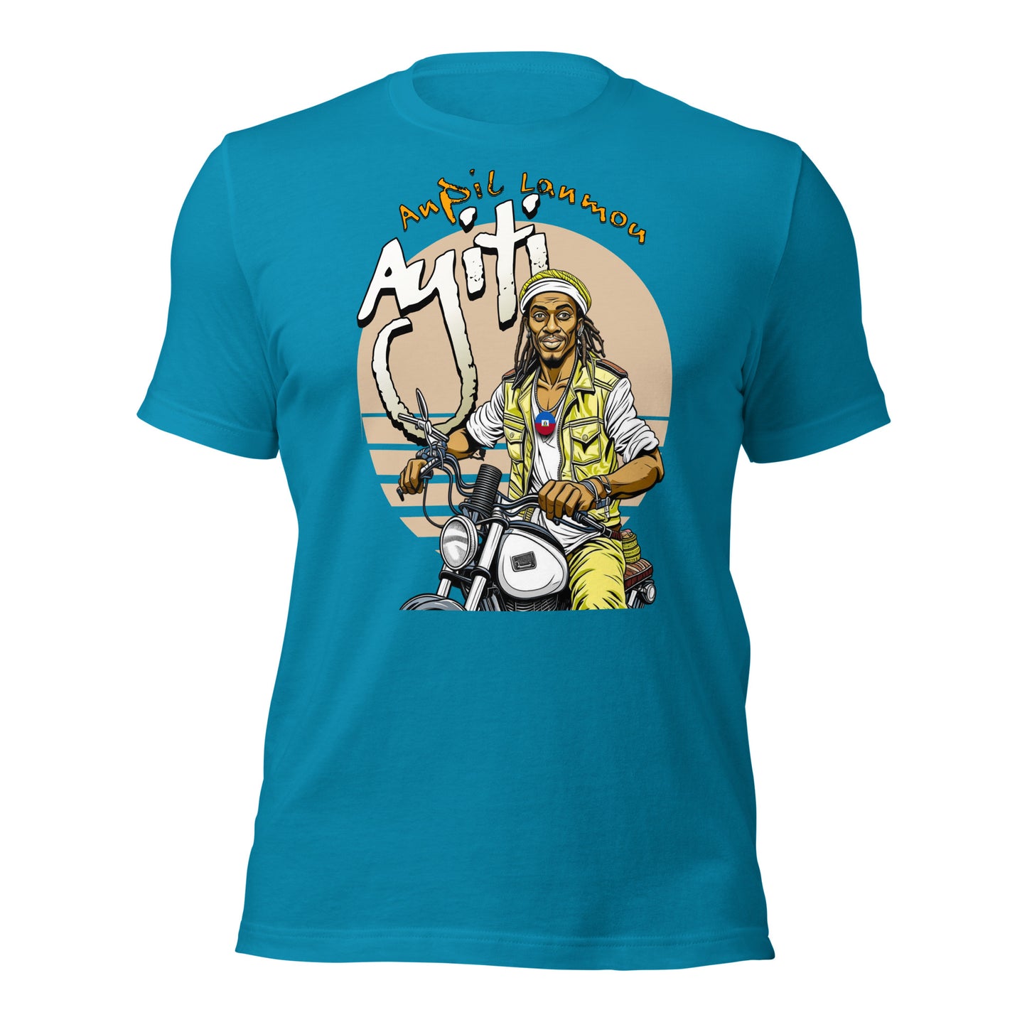 Ayiti Taksi Moto Unisex t-shirt