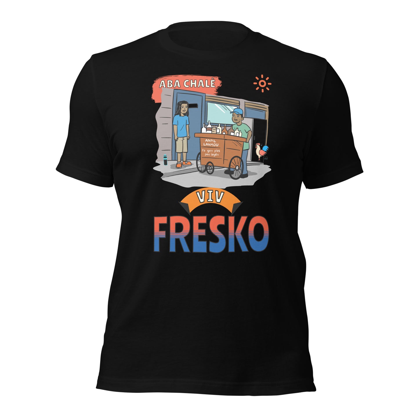 Haitian Fresko Unisex t-shirt