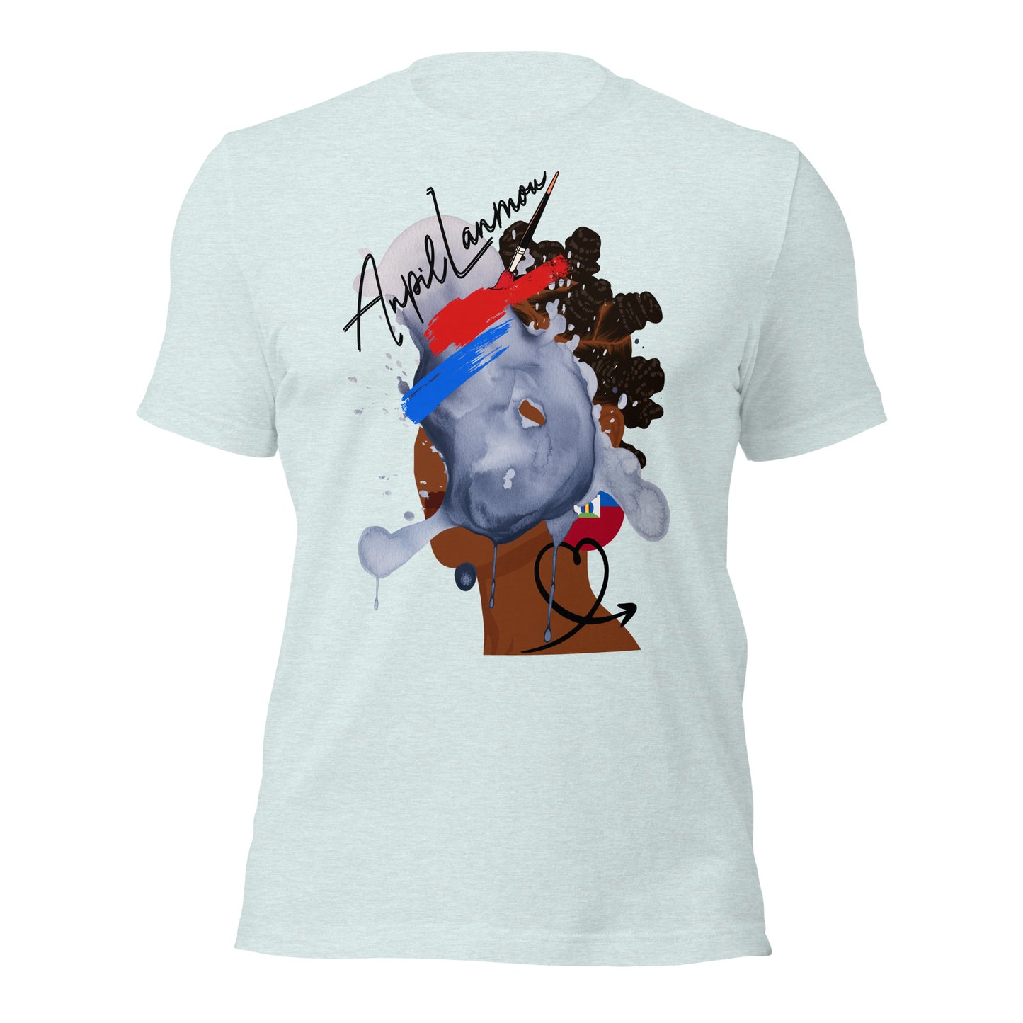 No Face Anpil Lanmou Unisex t-shirt