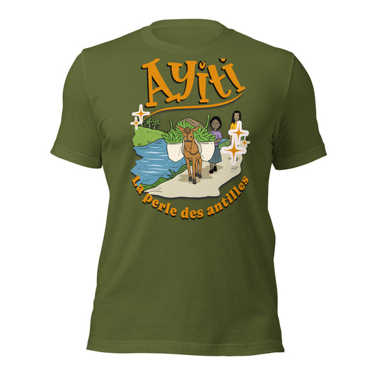 Ayiti Perle Des Antilles Unisex t-shirt