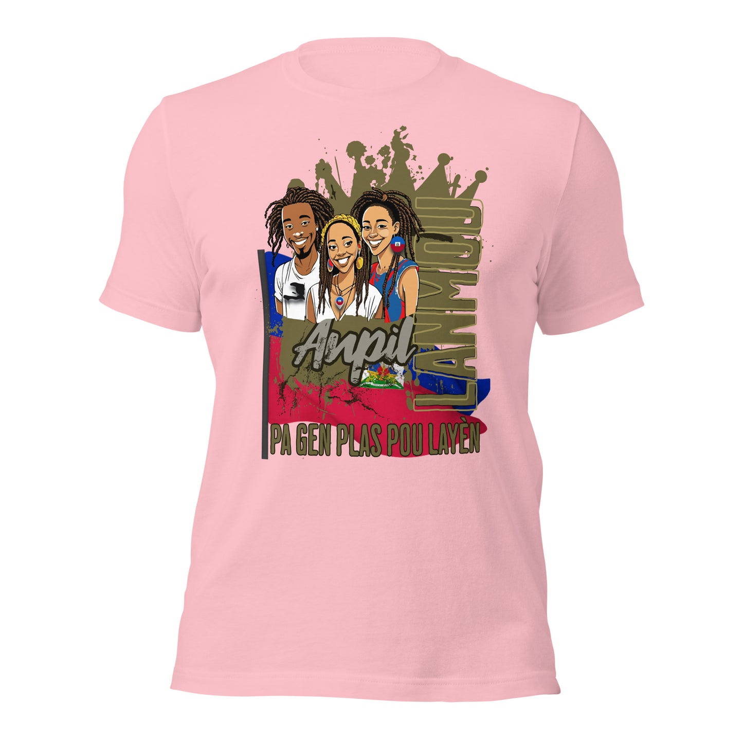 Ayiti_Lanmou_Loks Unisex t-shirt