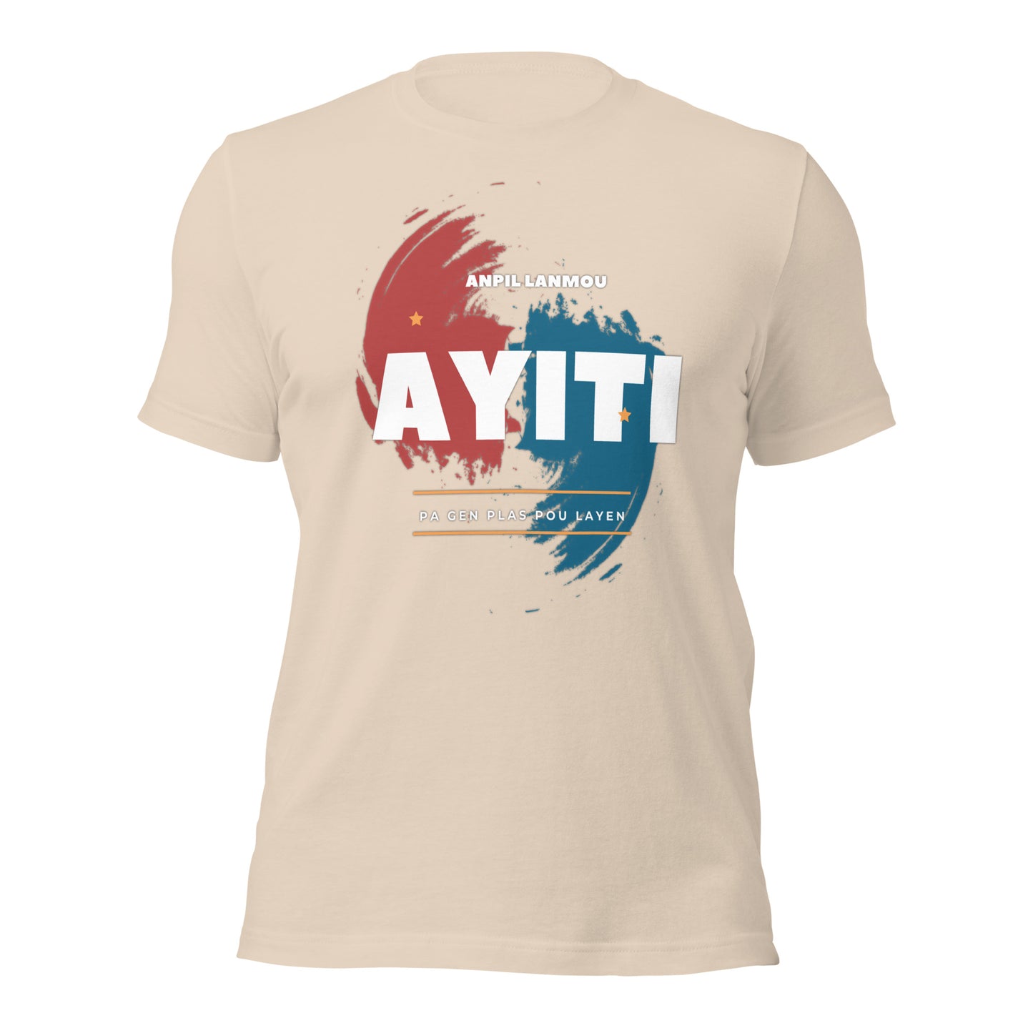 Ayiti Ble ak Wouj Unisex t-shirt