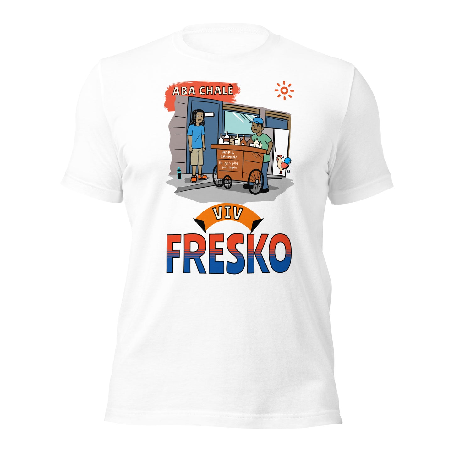 Haitian Fresko Unisex t-shirt