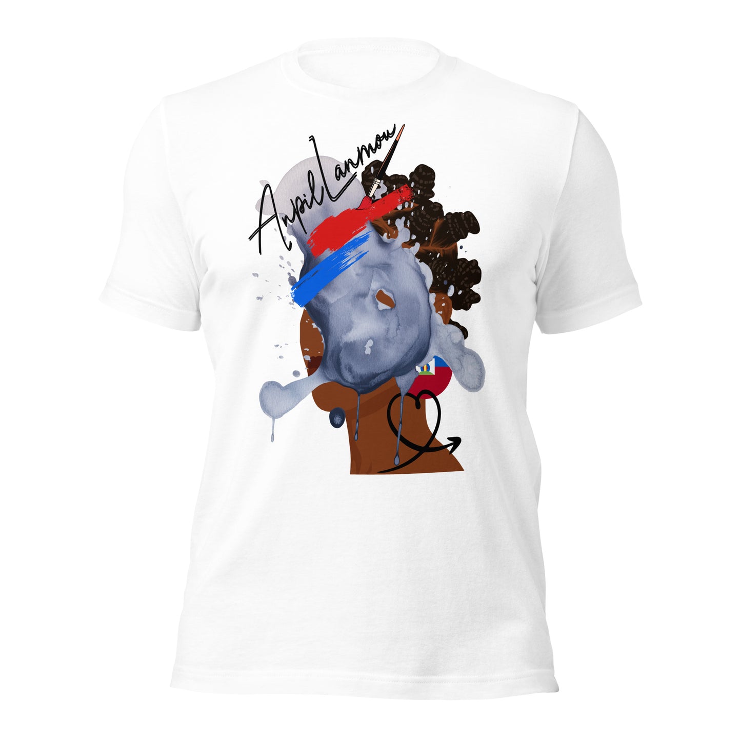 No Face Anpil Lanmou Unisex t-shirt