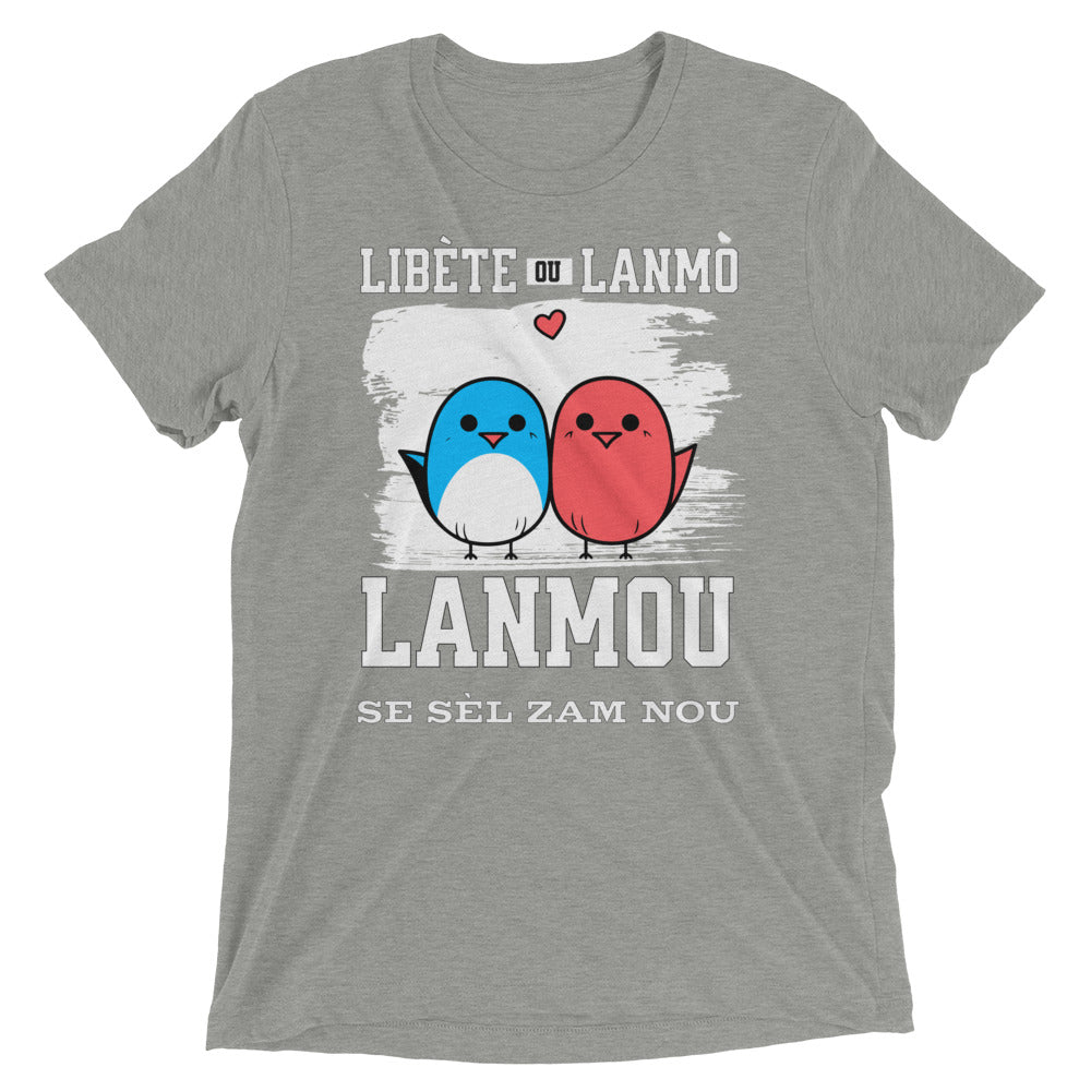 Libète ou lanmo Short sleeve t-shirt