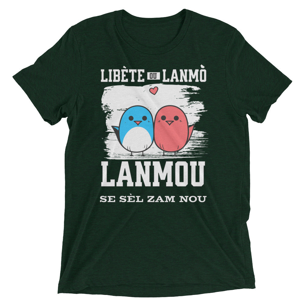 Libète ou lanmo Short sleeve t-shirt