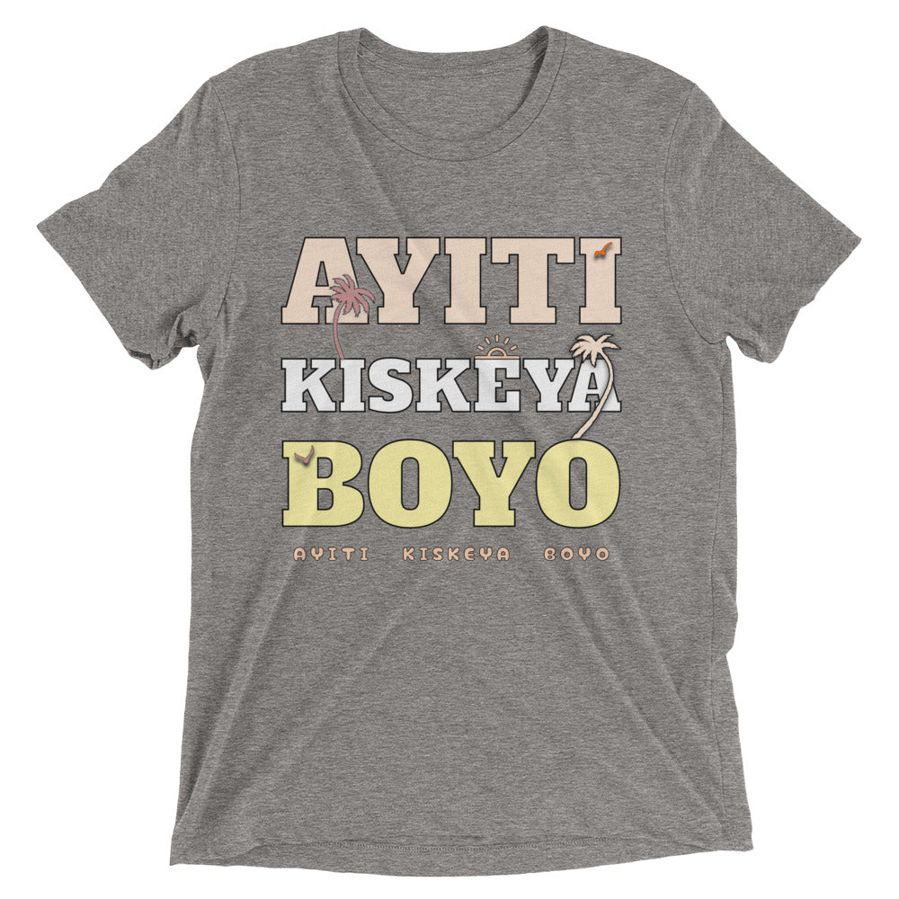 Ayiti Kiskeya Boyo Short sleeve t-shirt