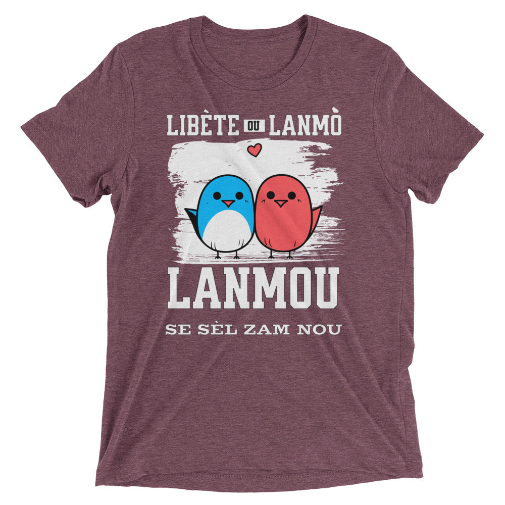 Libète ou lanmo Short sleeve t-shirt