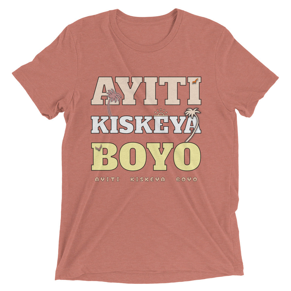 Ayiti Kiskeya Boyo Short sleeve t-shirt