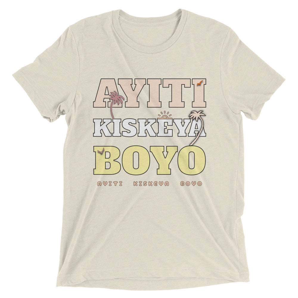 Ayiti Kiskeya Boyo Short sleeve t-shirt