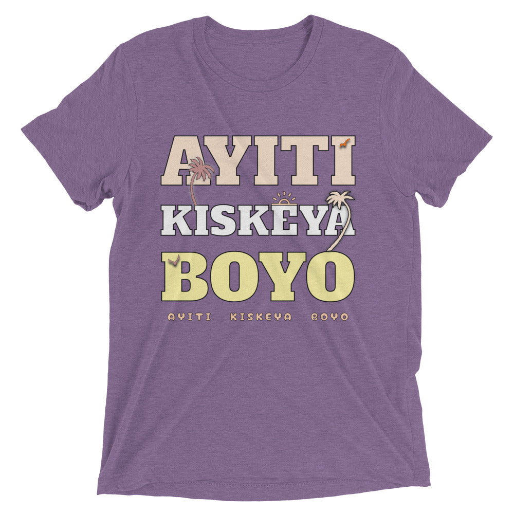 Ayiti Kiskeya Boyo Short sleeve t-shirt