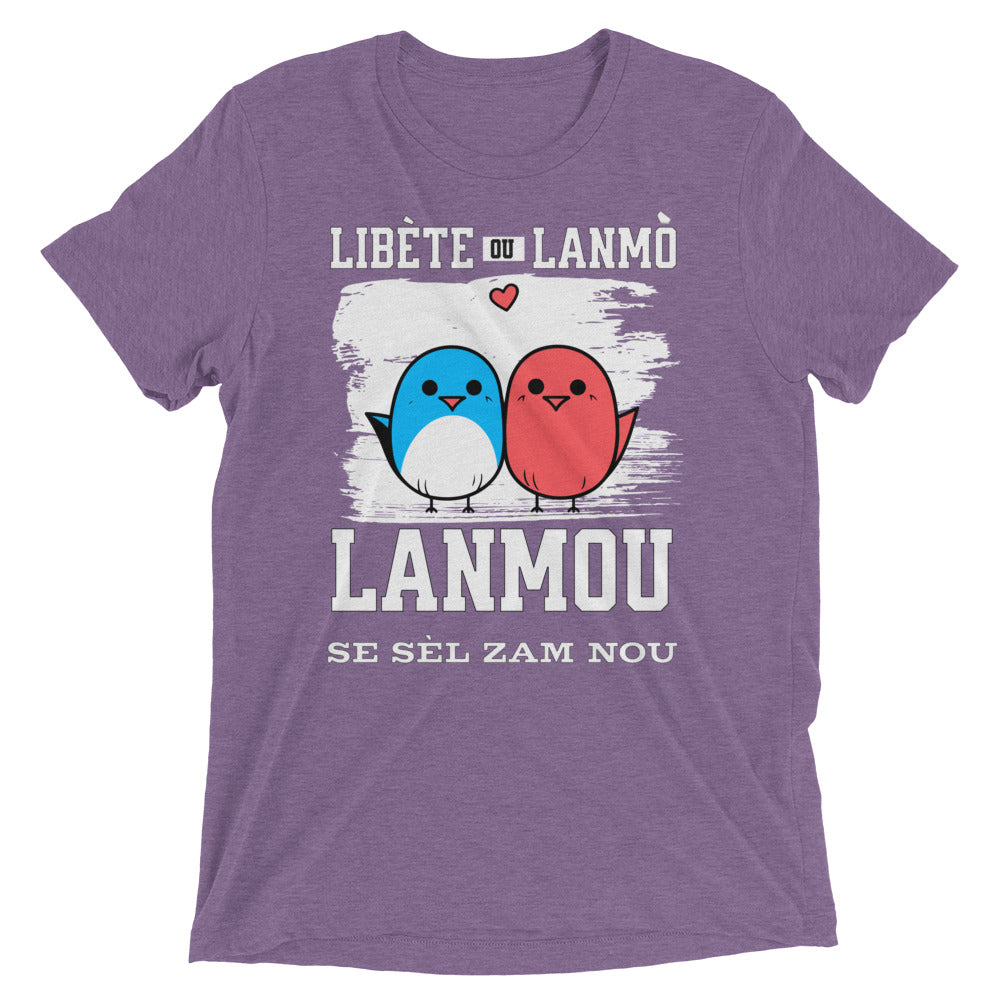 Libète ou lanmo Short sleeve t-shirt