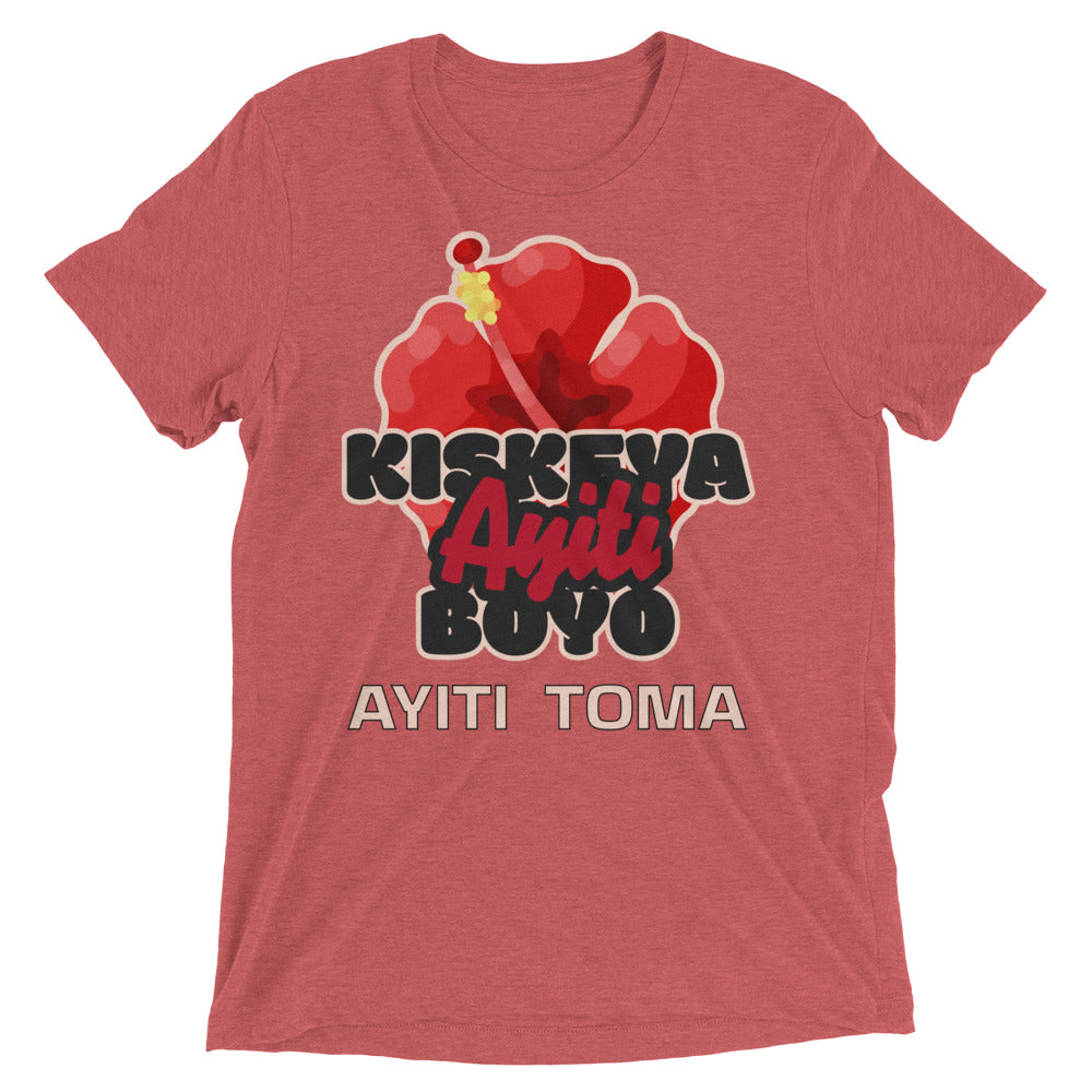 Ayiti Kiskeya Boyo Short sleeve t-shirt