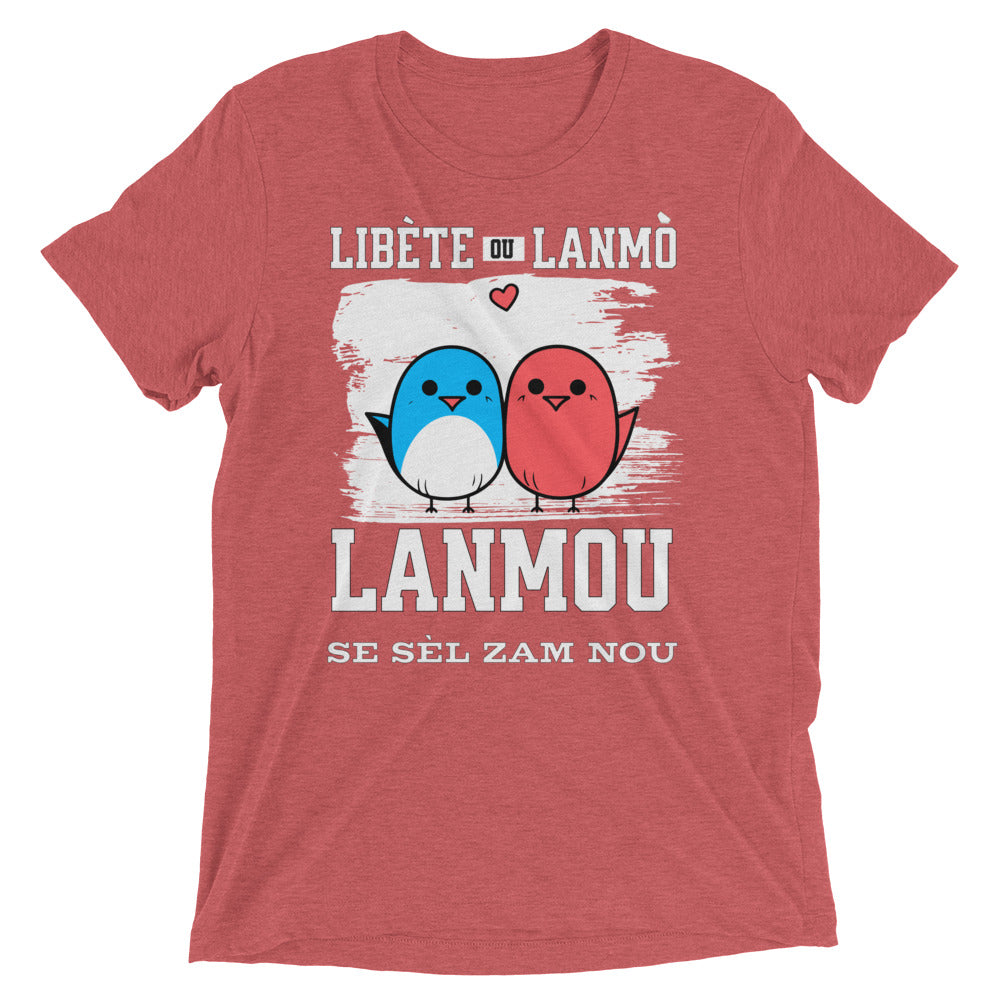 Libète ou lanmo Short sleeve t-shirt