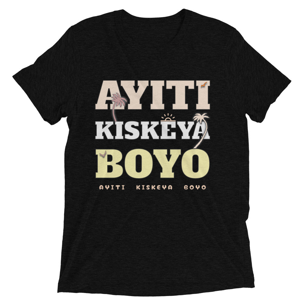 Ayiti Kiskeya Boyo Short sleeve t-shirt