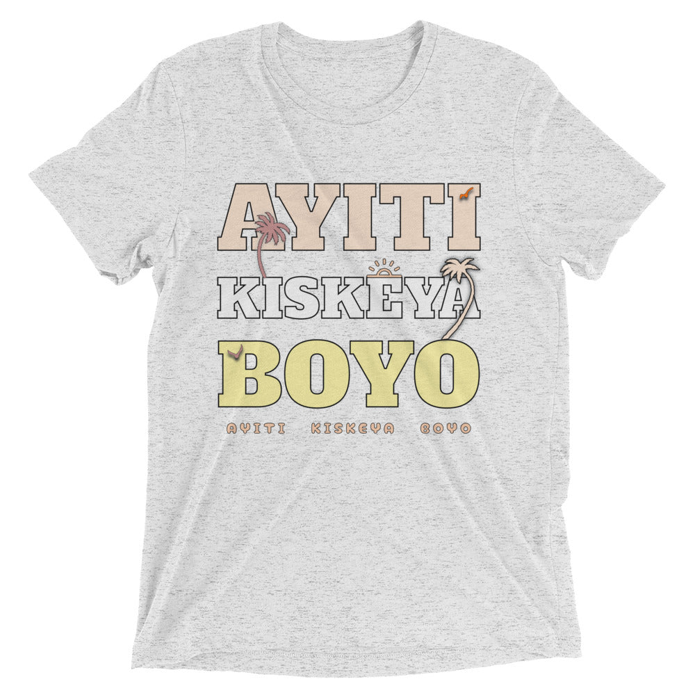 Ayiti Kiskeya Boyo Short sleeve t-shirt