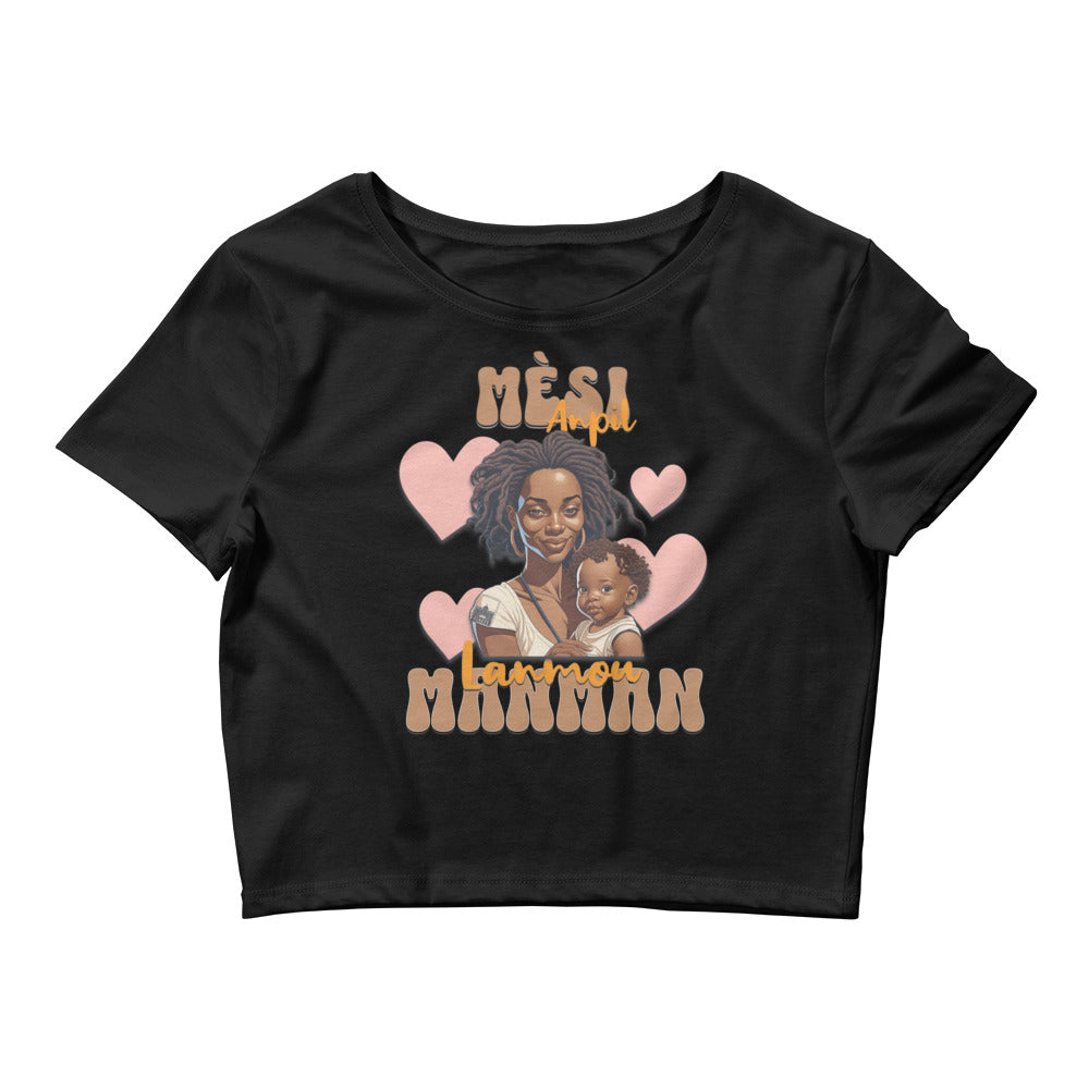 Haitian Mom Women’s Crop Tee