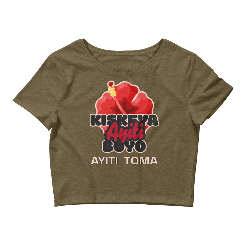 AYITI KISKEYA BOYO Women’s Crop Tee