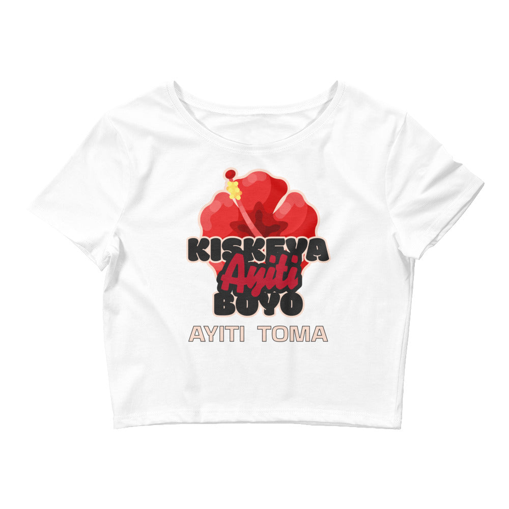 AYITI KISKEYA BOYO Women’s Crop Tee