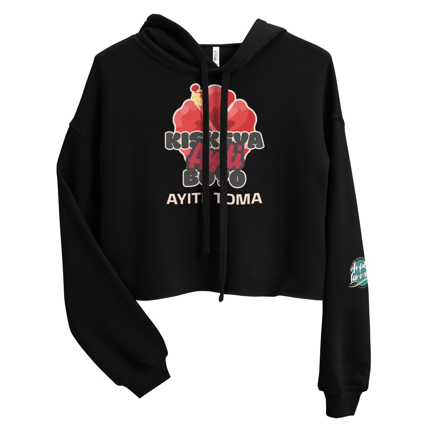 Ayiti Kiskeya Boyo Crop Hoodie