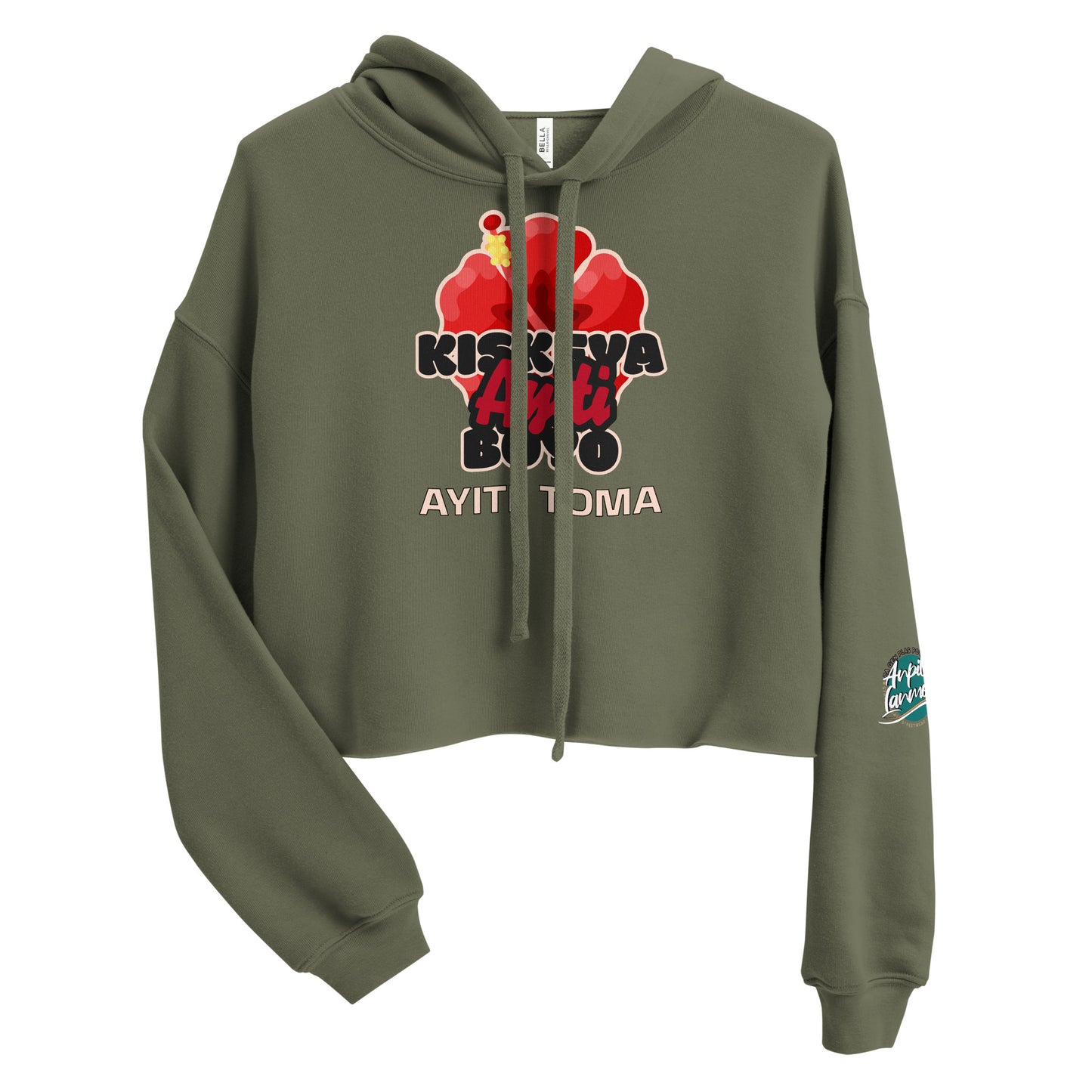 Ayiti Kiskeya Boyo Crop Hoodie