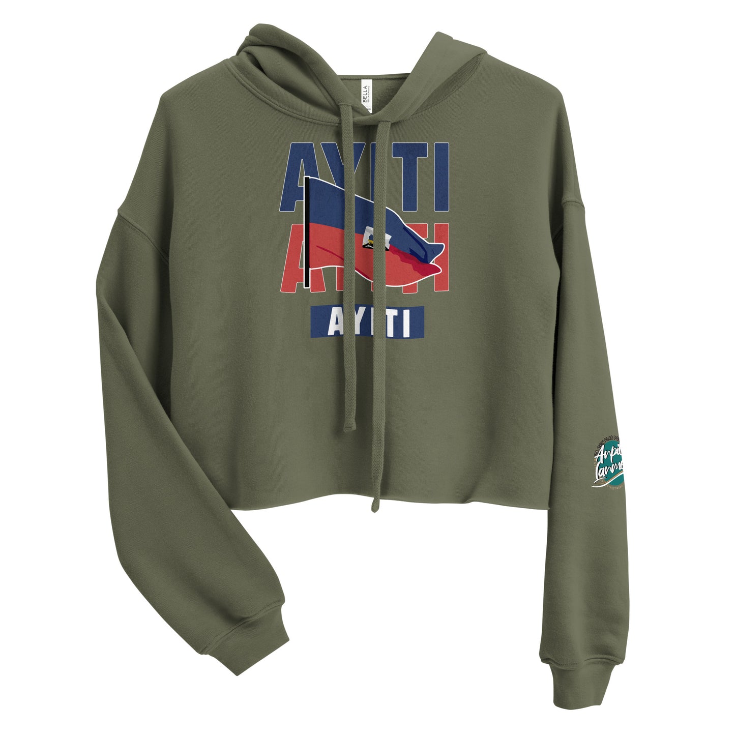 Ayiti 3X Crop Hoodie