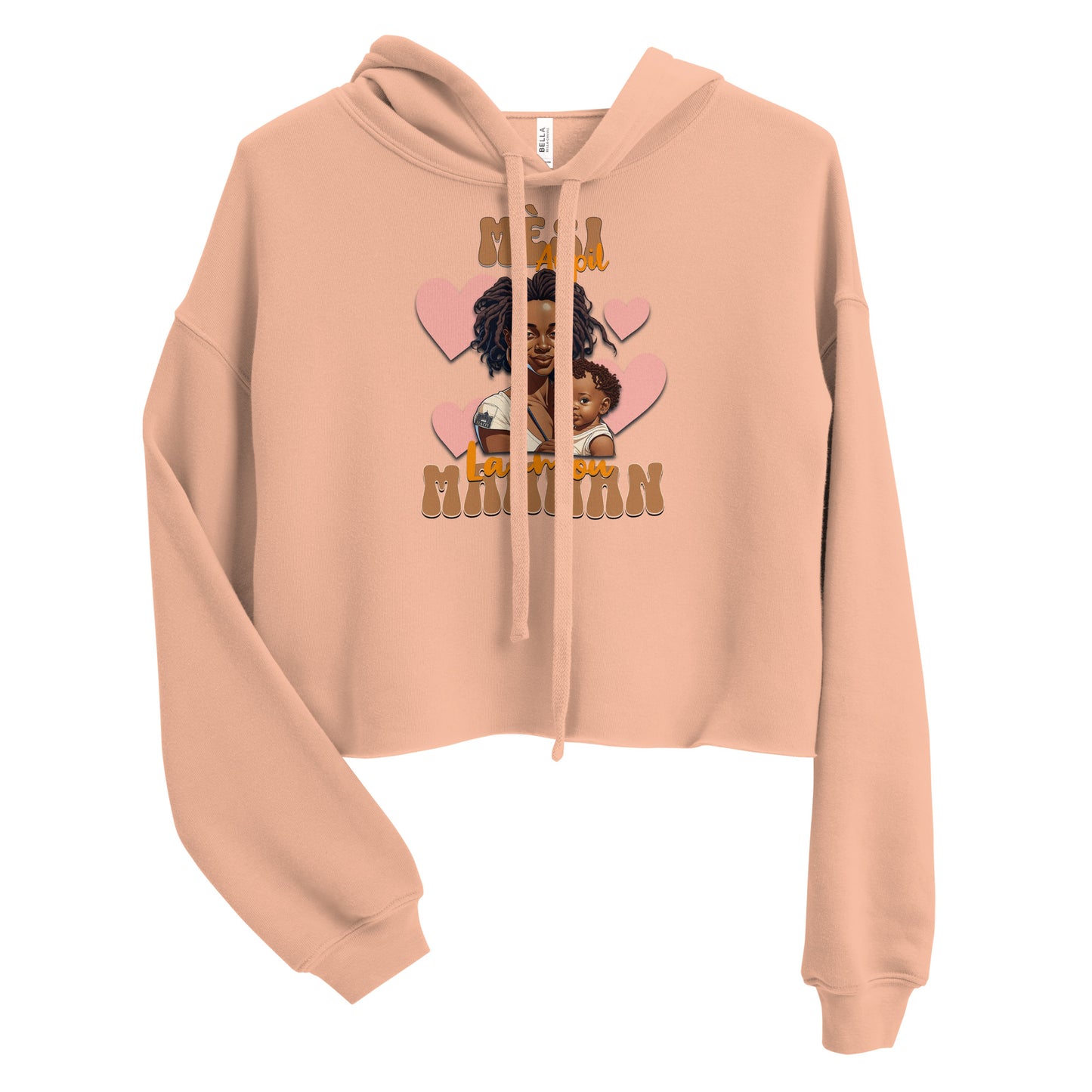 Haitian Mom Crop Hoodie