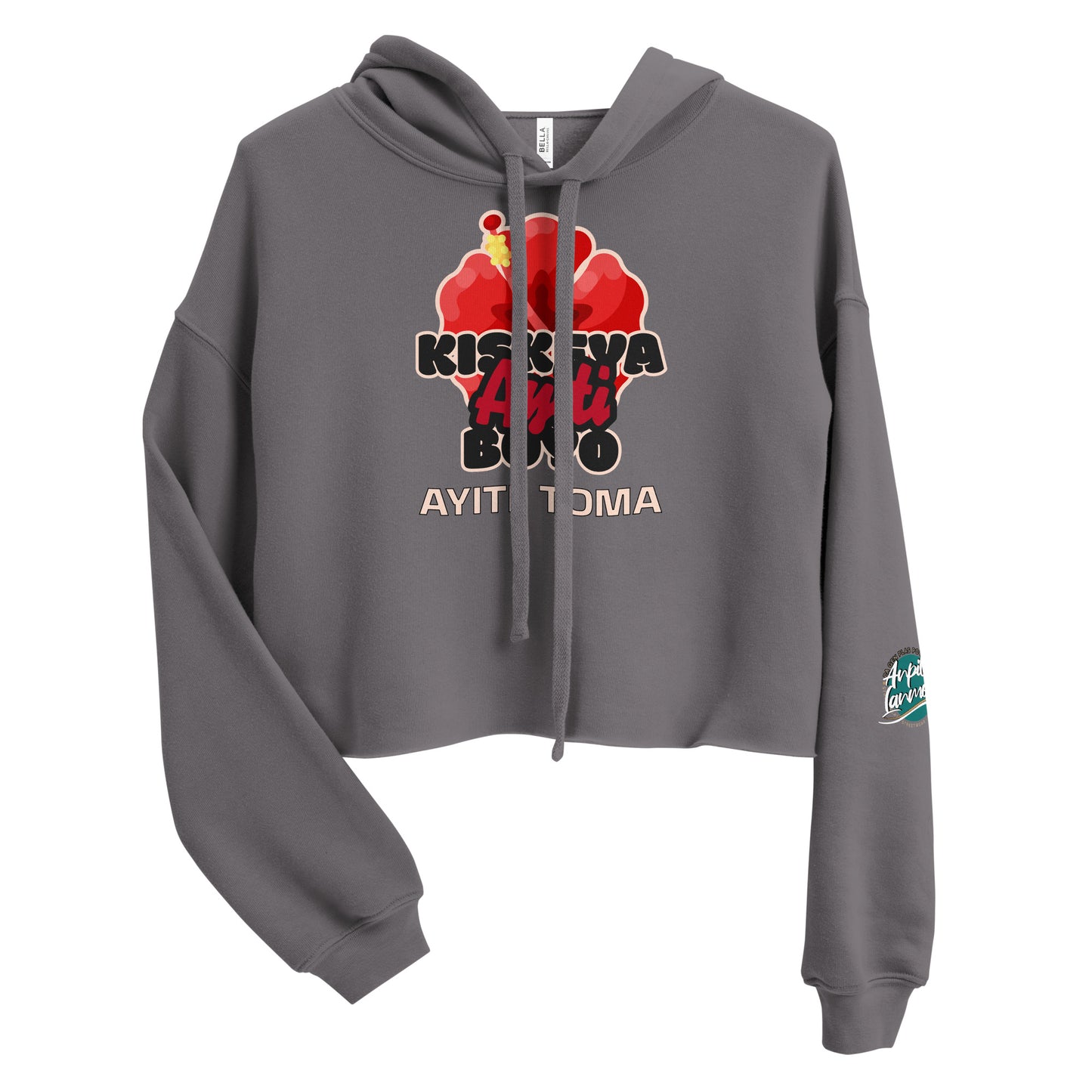 Ayiti Kiskeya Boyo Crop Hoodie