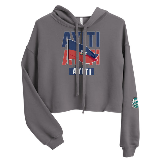 Ayiti 3X Crop Hoodie