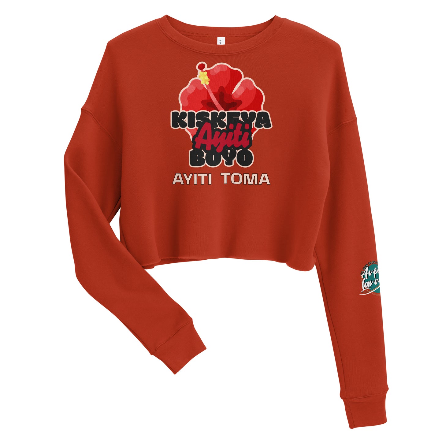 Ayiti Kiskeya Boyo Crop Sweatshirt