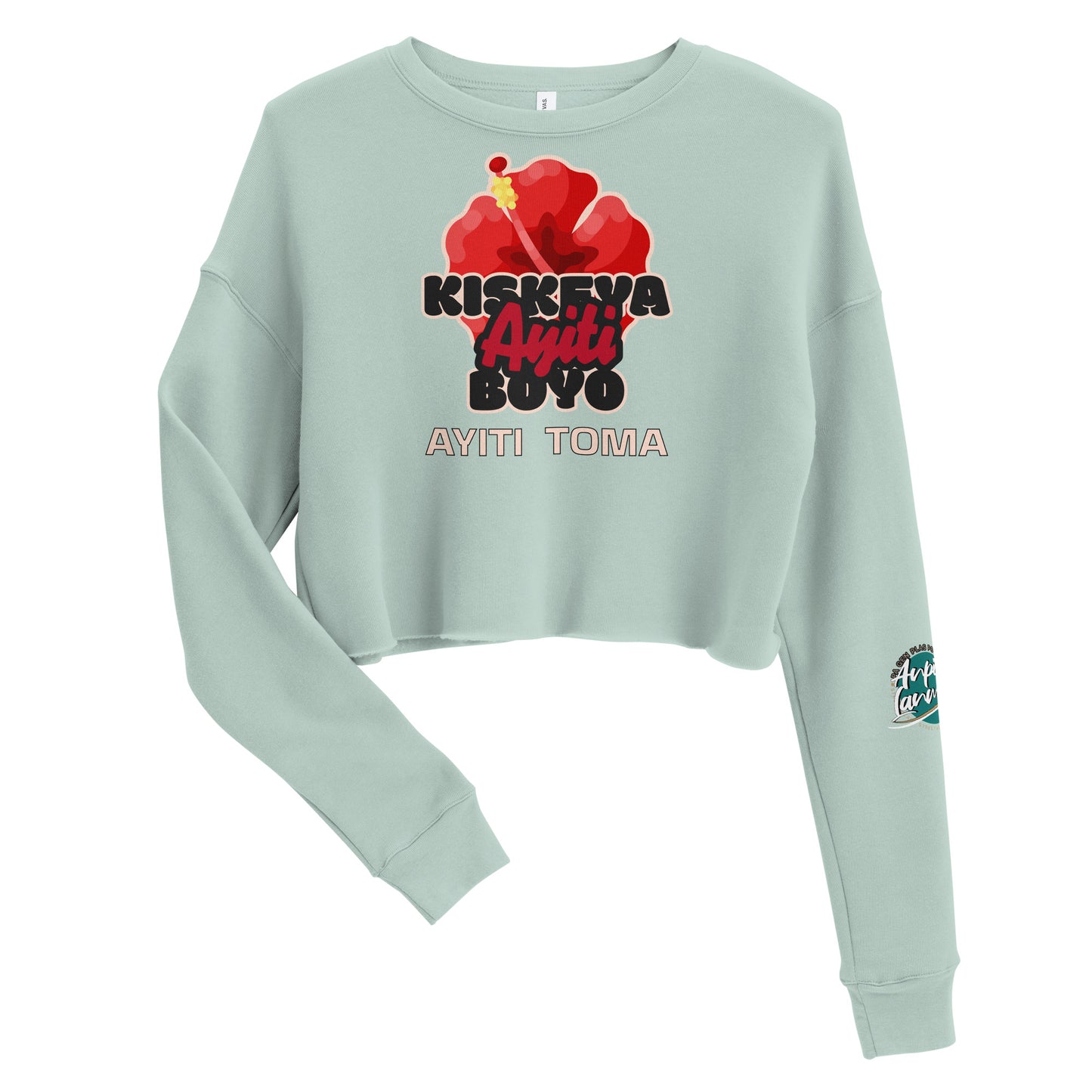 Ayiti Kiskeya Boyo Crop Sweatshirt