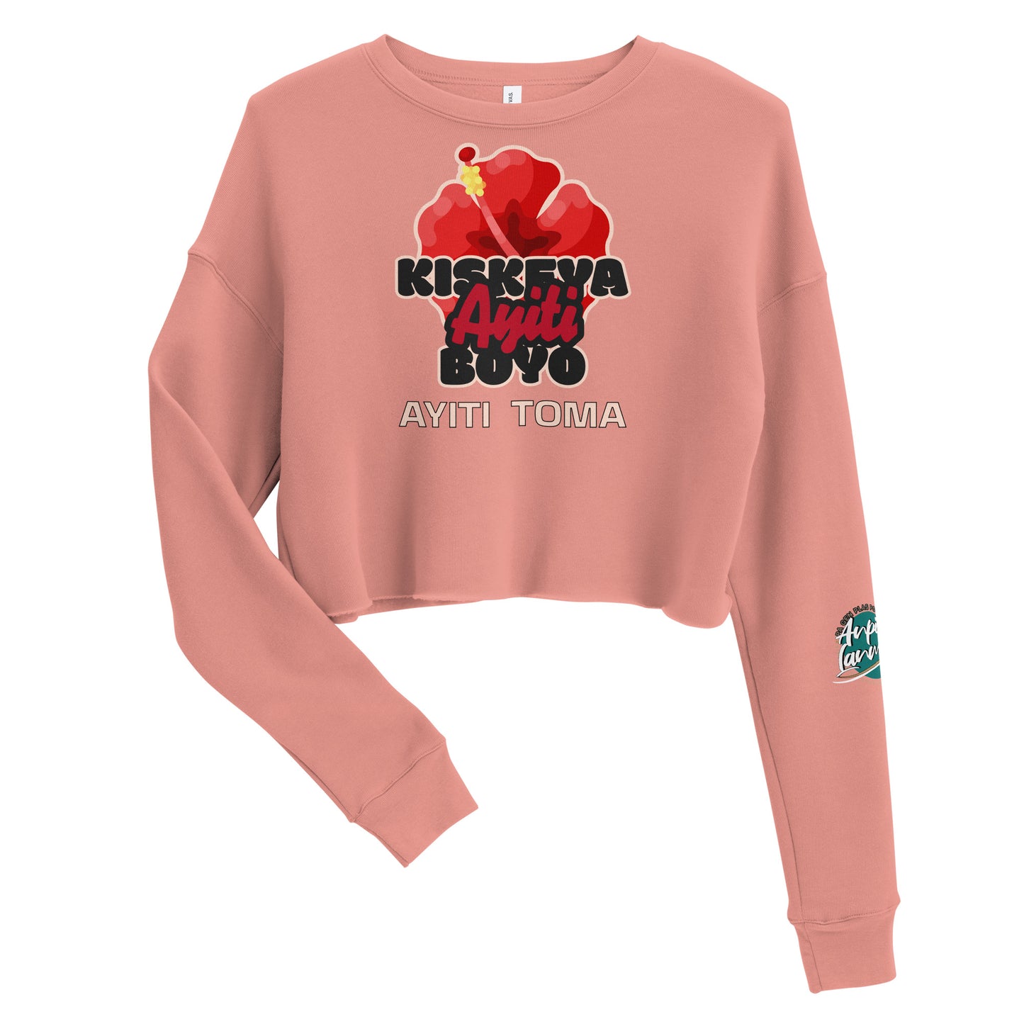 Ayiti Kiskeya Boyo Crop Sweatshirt