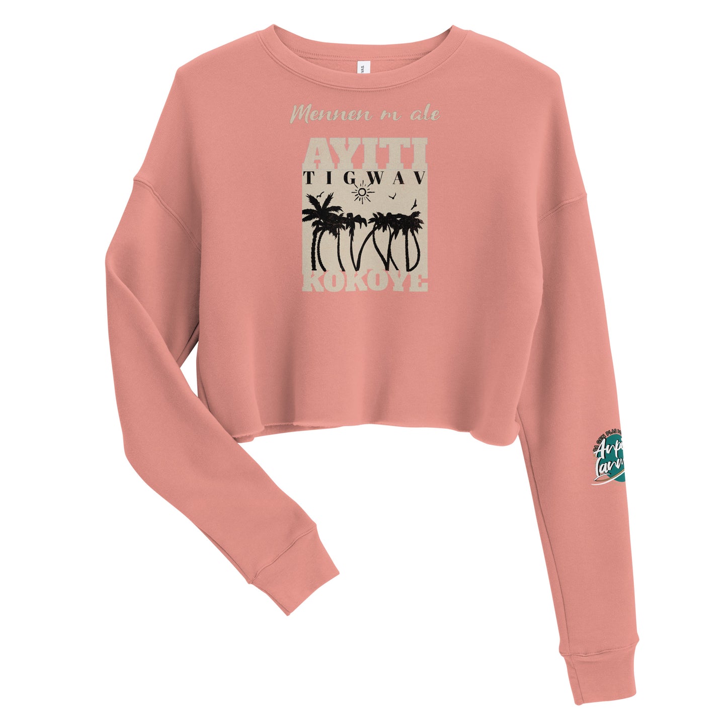 Mennen m ale Crop Sweatshirt