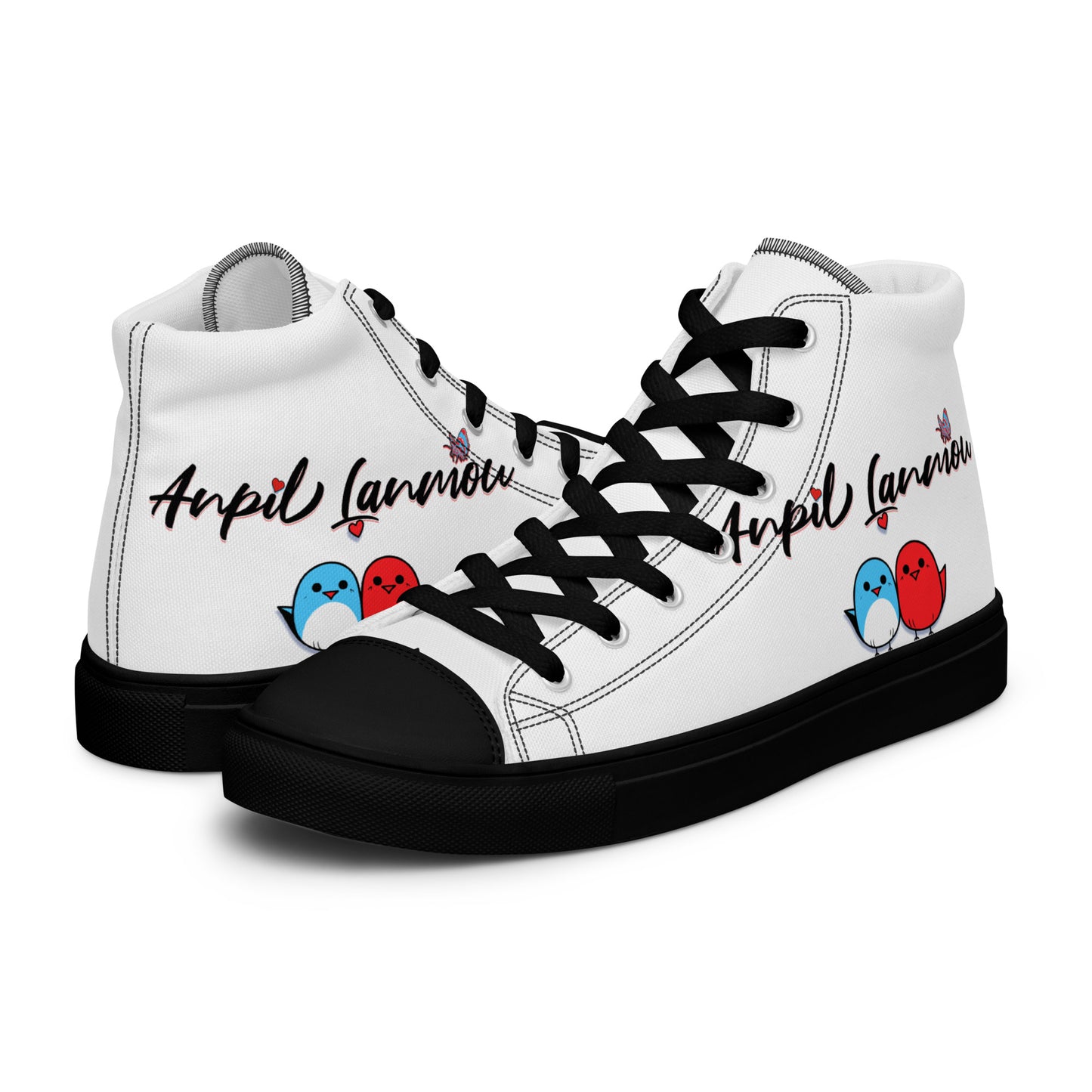 Anpil Lanmou Women’s high top canvas shoes