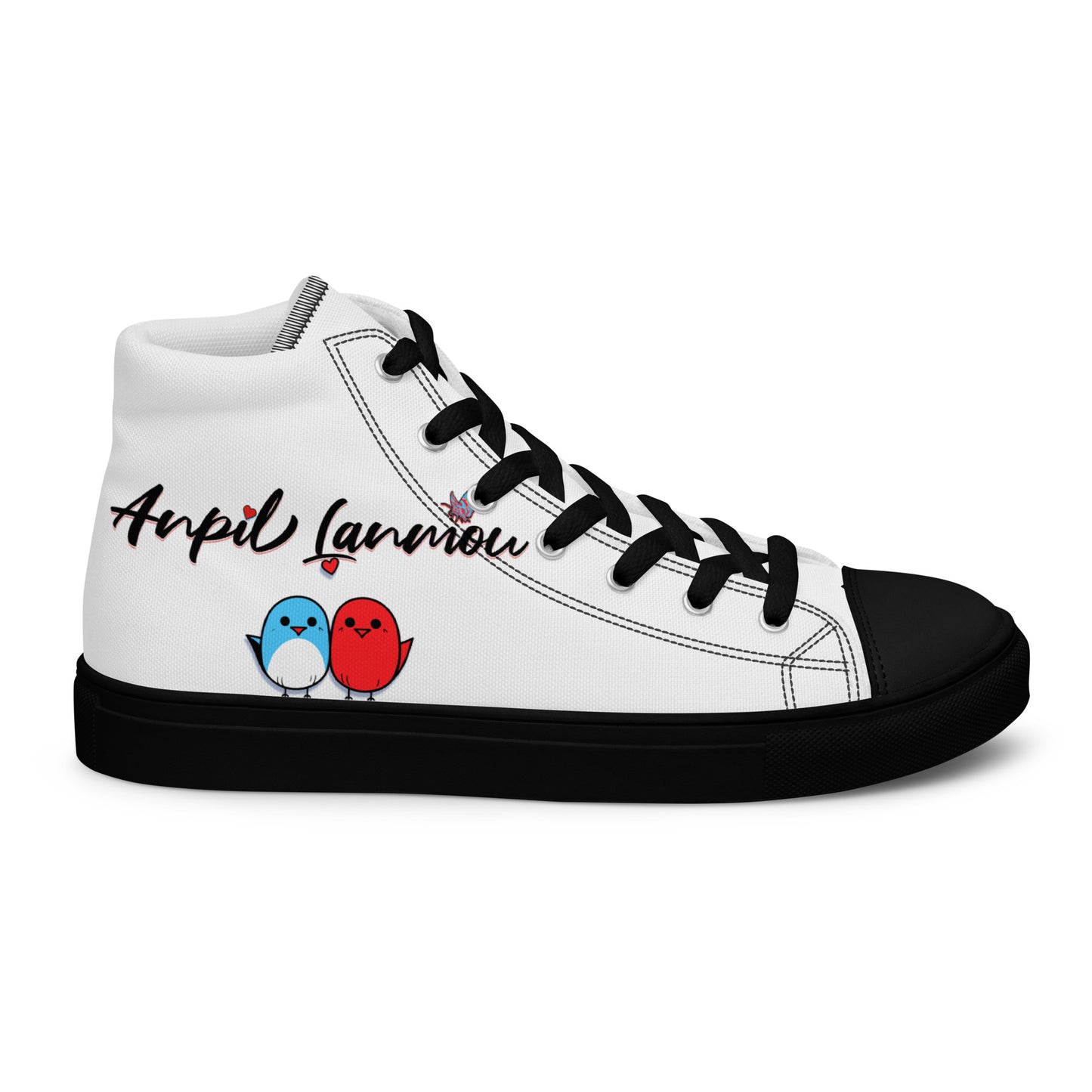 Anpil Lanmou Women’s high top canvas shoes