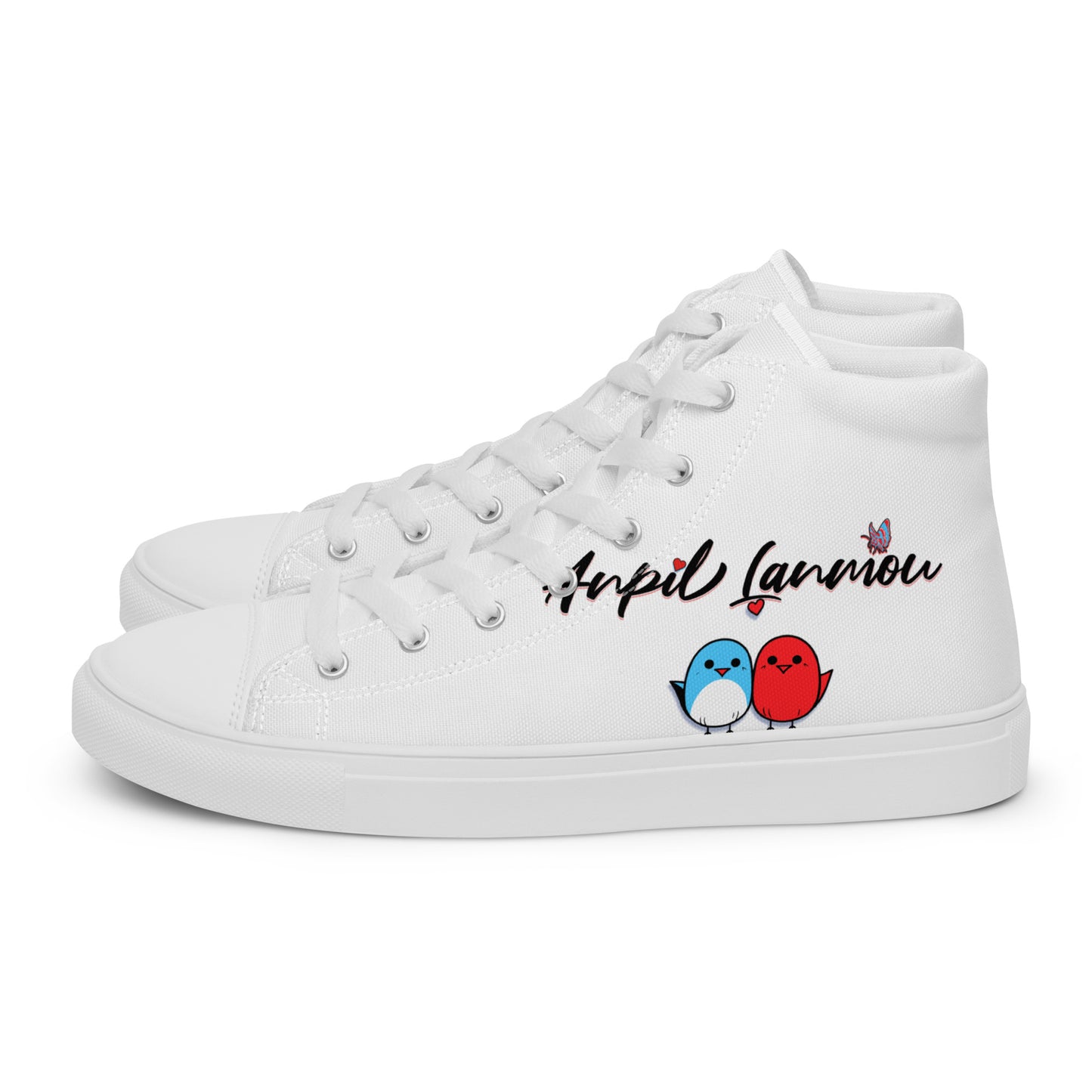 Anpil Lanmou Women’s high top canvas shoes