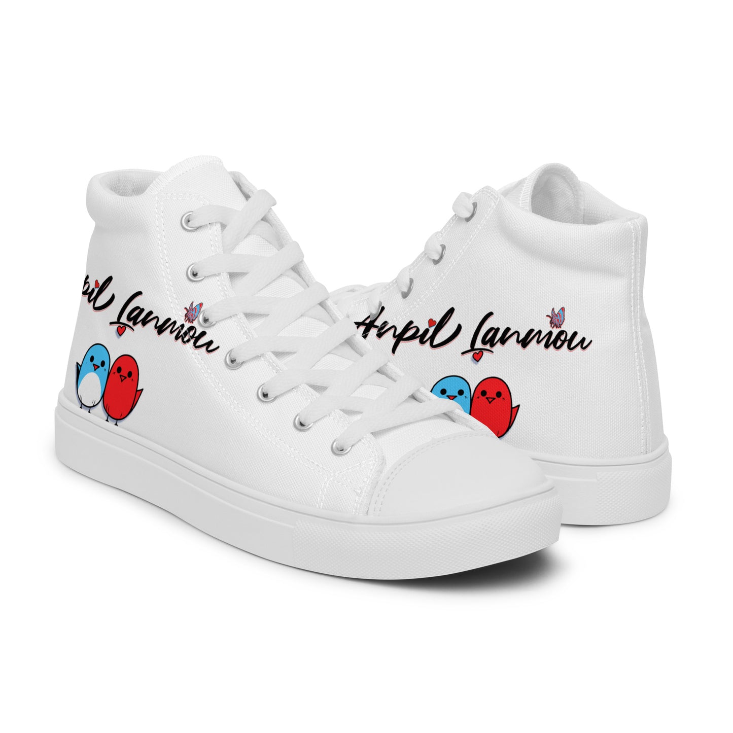 Anpil Lanmou Women’s high top canvas shoes