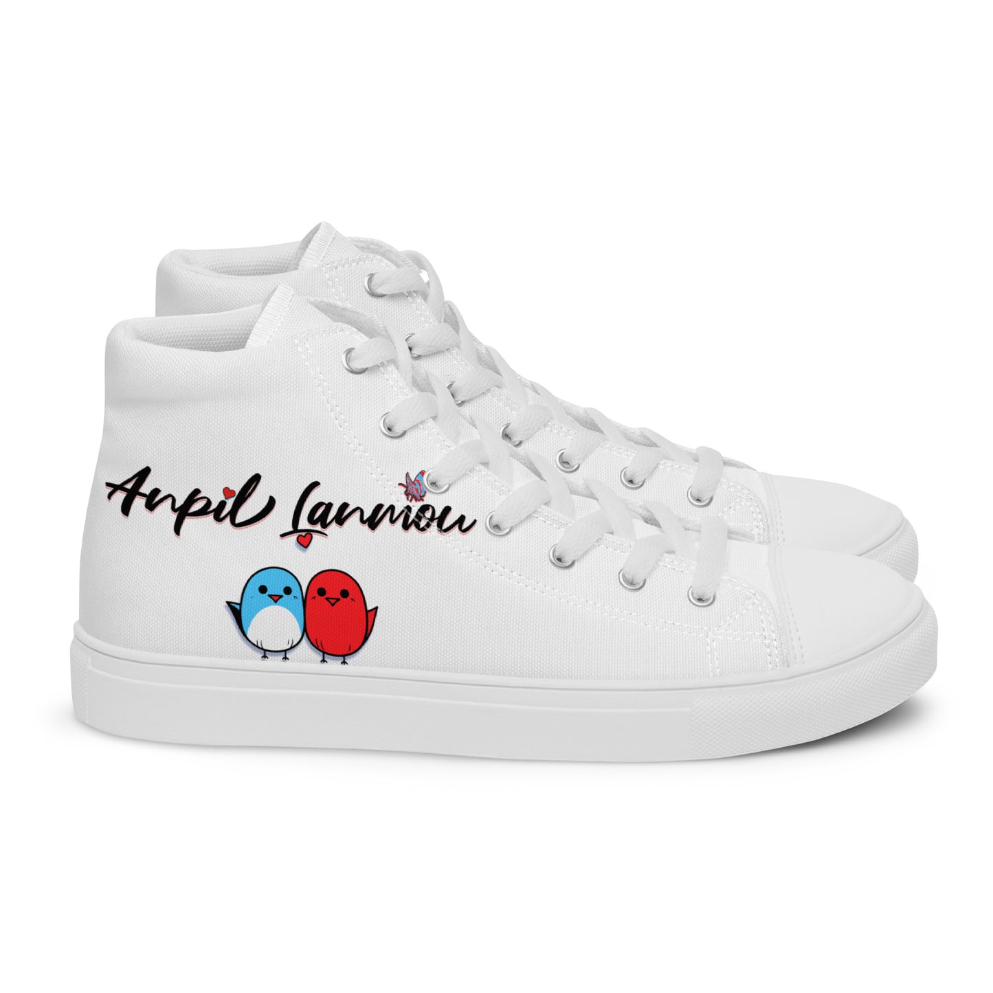 Anpil Lanmou Women’s high top canvas shoes