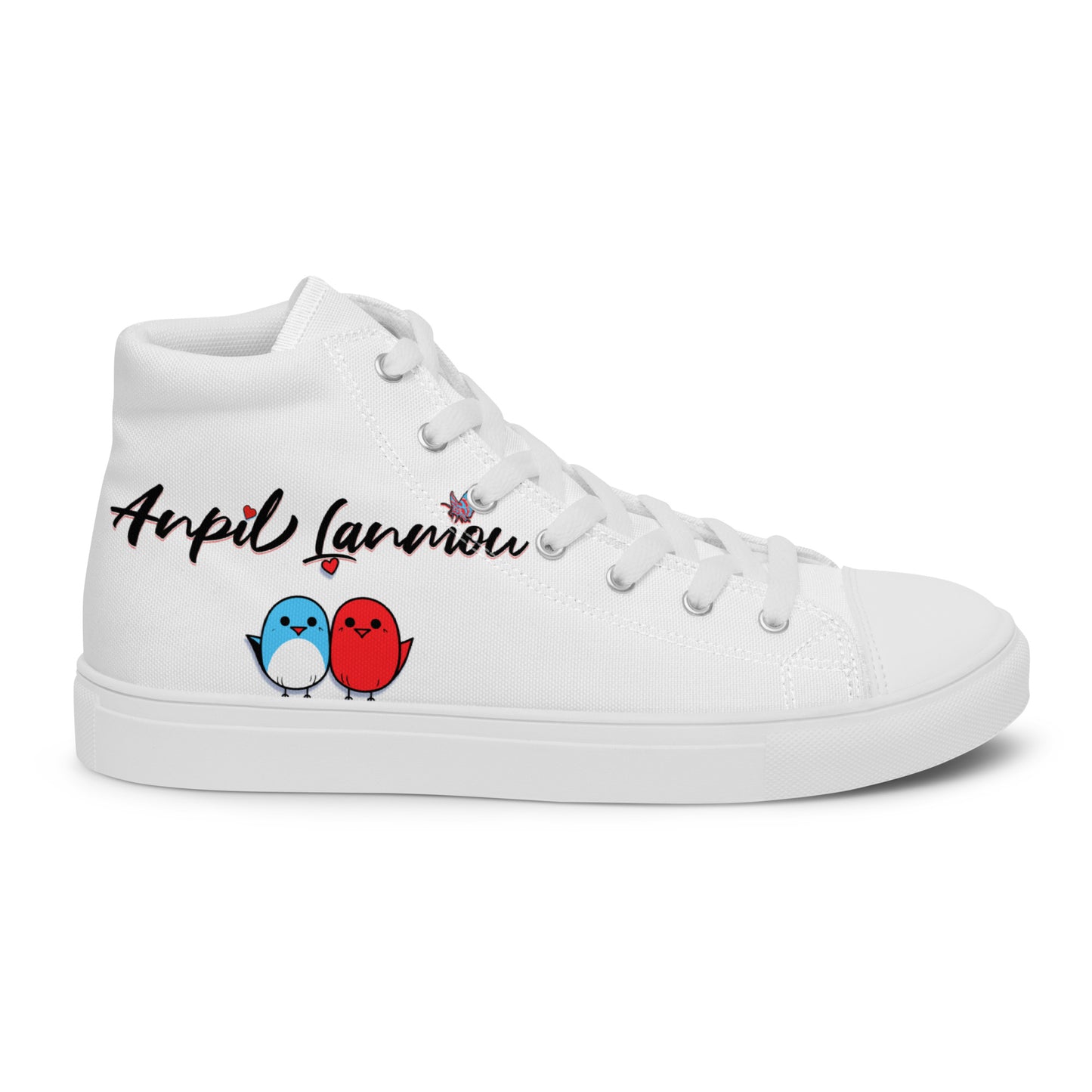 Anpil Lanmou Women’s high top canvas shoes